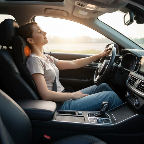 LuxRelief™ BackSeat Pro — Massage Chair Cushion