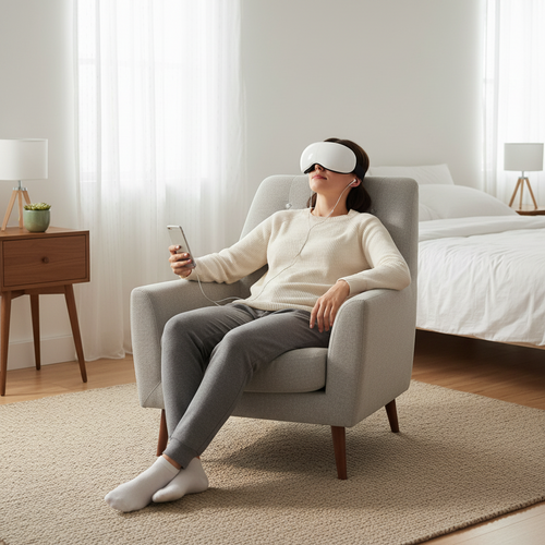 LuxRelief™ VisionLite — Compact Eye Massager