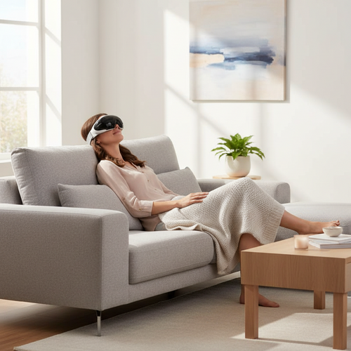 LuxRelief™ VisionGo — Travel Eye Massager