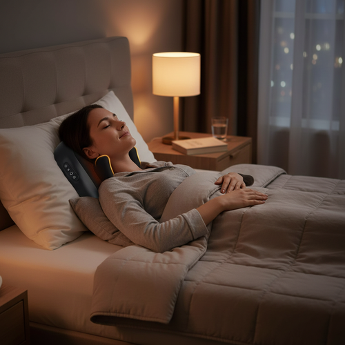 LuxRelief™ ShiatsuFlex — 3D Kneading Neck Massager