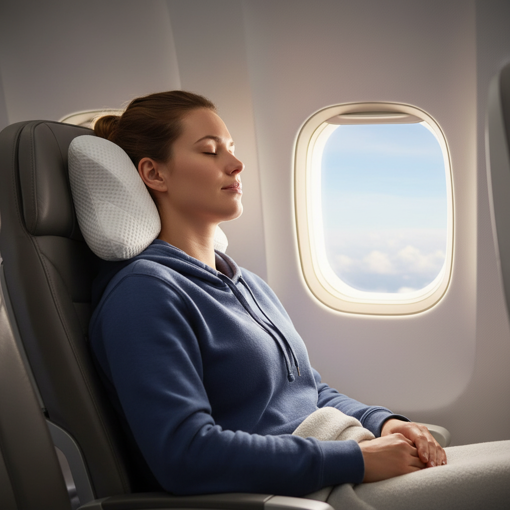 LuxRelief™ ComfortPillow — Ergonomic Neck Relief Cushion