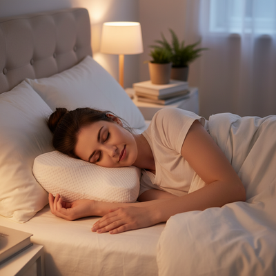 LuxRelief™ ComfortPillow — Ergonomic Neck Relief Cushion