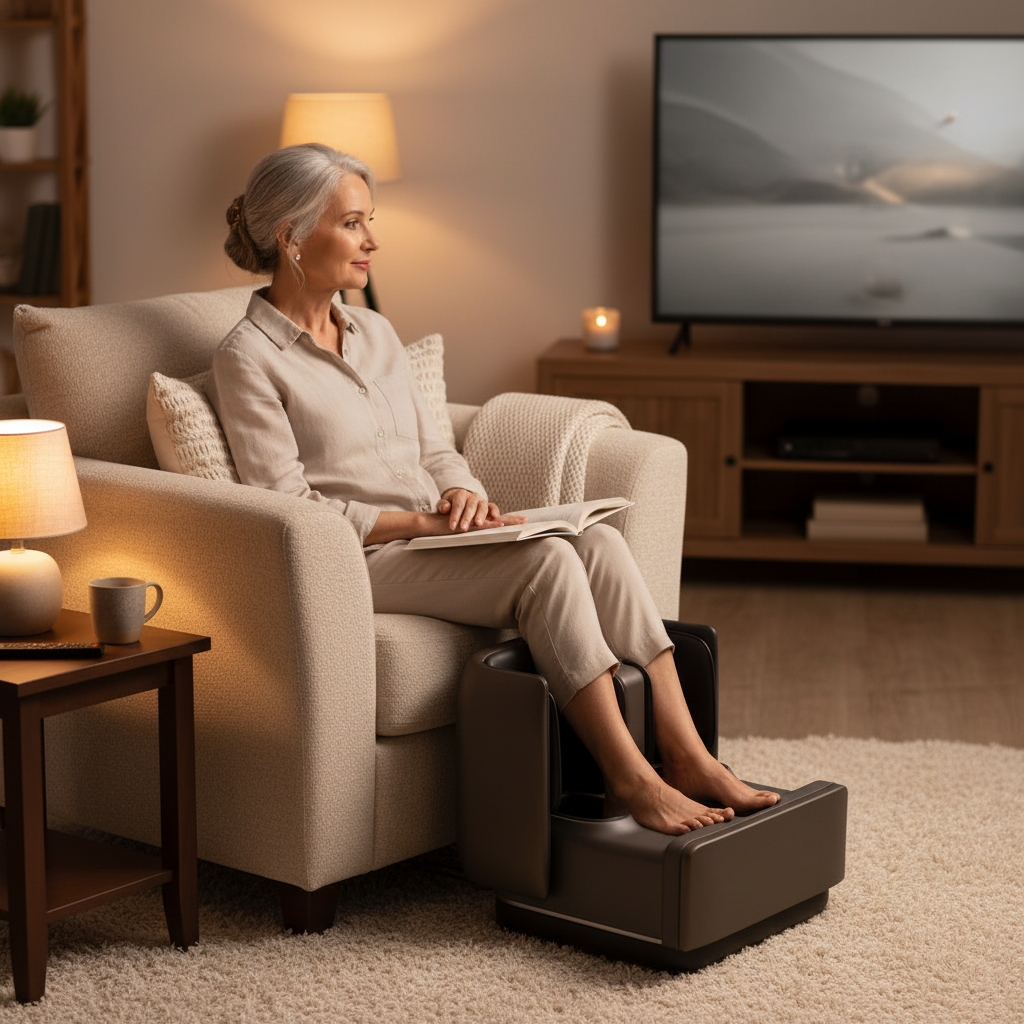 LuxRelief™ FootGuard Medic — Diabetic-Safe Foot Massager