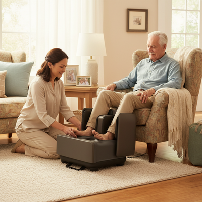 LuxRelief™ FootGuard Medic — Diabetic-Safe Foot Massager