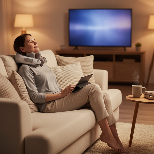 LuxRelief™ NeckFlow Air — Cordless Neck & Shoulder Massager