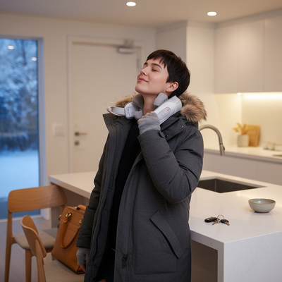 LuxRelief™ NeckFlow Air — Cordless Neck & Shoulder Massager